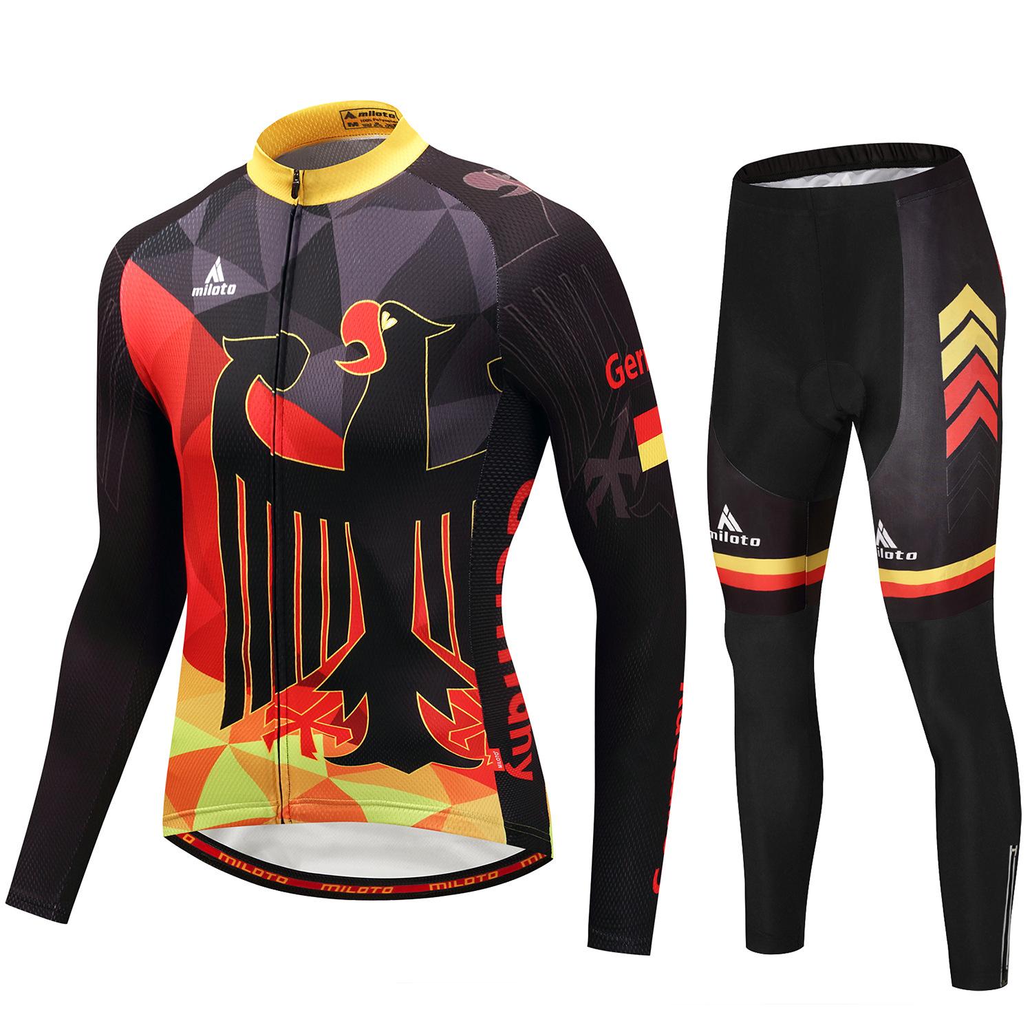 

Cycling Suit Long Suit, Men s Cycling Suit 2026 Autumn Breathable Cycling Suit Outdoor Cycling 5XL
