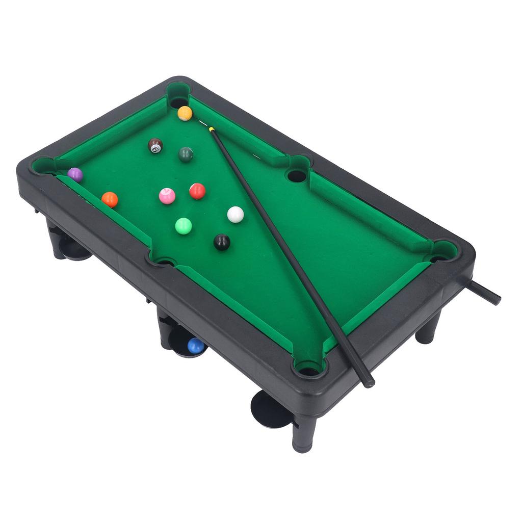 Kids Pool Game Table High Simulation Interactive Miniature Billiard Pool Set for Double Player