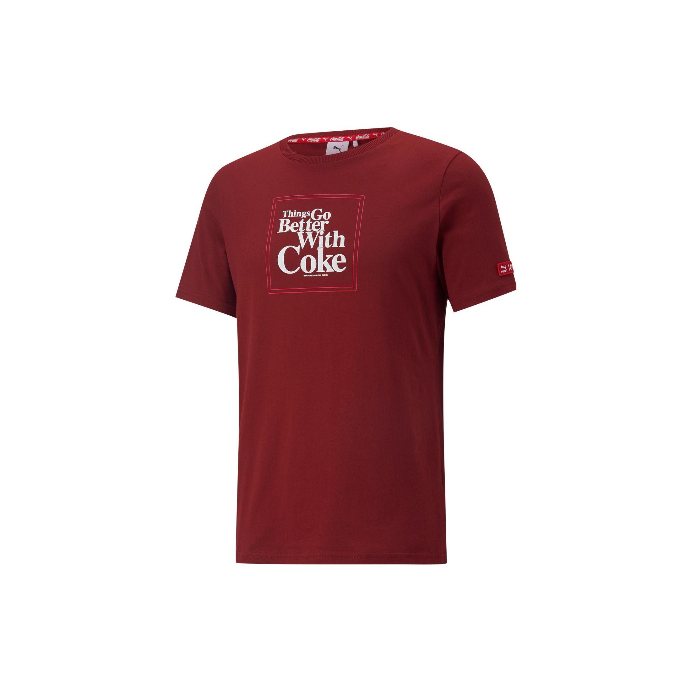 PUMA X Coca Cola Graphic Tee Red Men s 536158-22 M