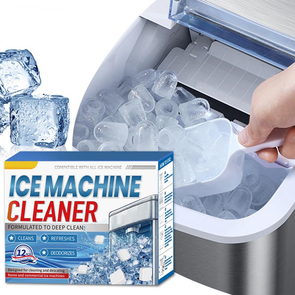 Ice Machine Cleaner Maker Descaler - 24 Clean Tablets Compatible With Opal, Safe Scale Remover For Countertop