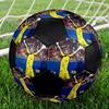 Vozinha kapverdisch Größe 5 Fußball, bunt, für alle Altersgruppen geeignet, maschinengenäht, PVC-Material, Wettkampfqualität, langlebig und mit hohem Rückprall