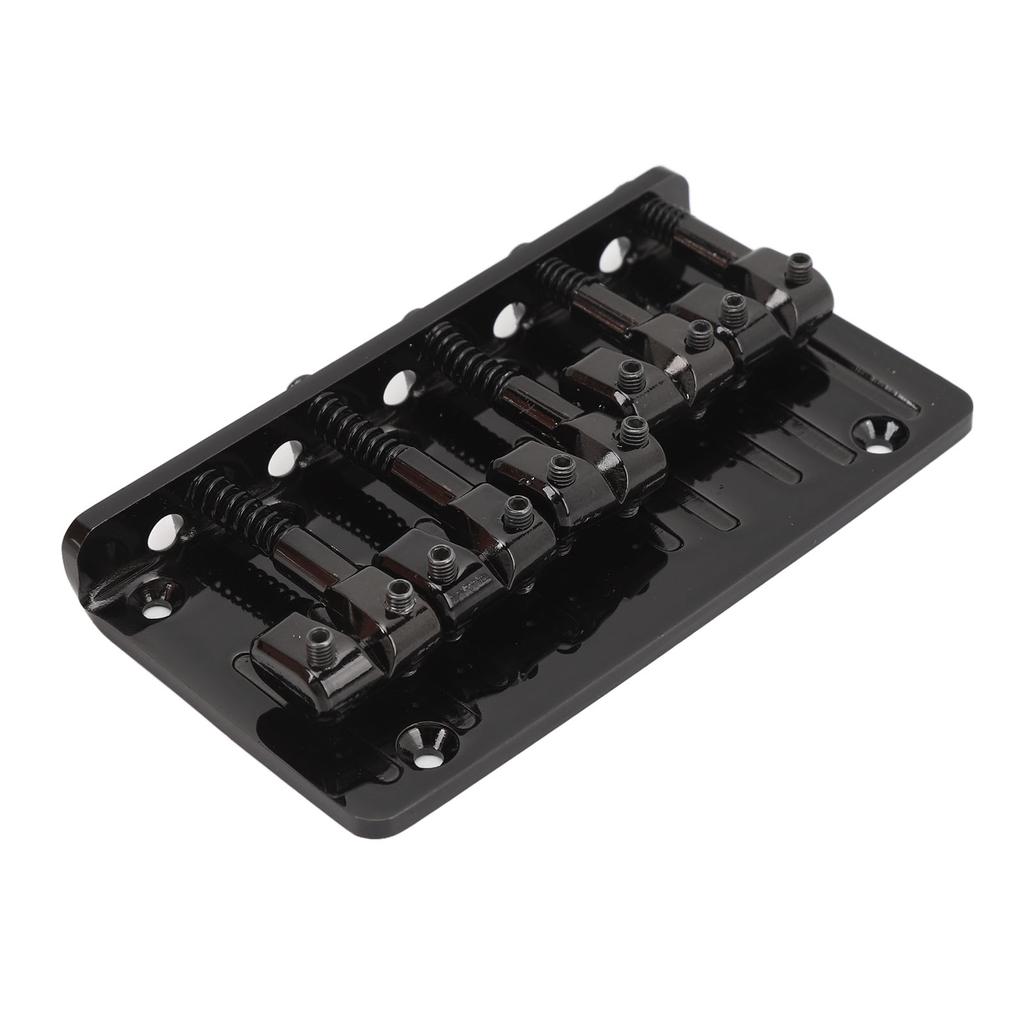5 String Bass Bridge Adjustable Saddle Zinc Alloy Exquisite Retro Electric Bass Guitar Bridge
