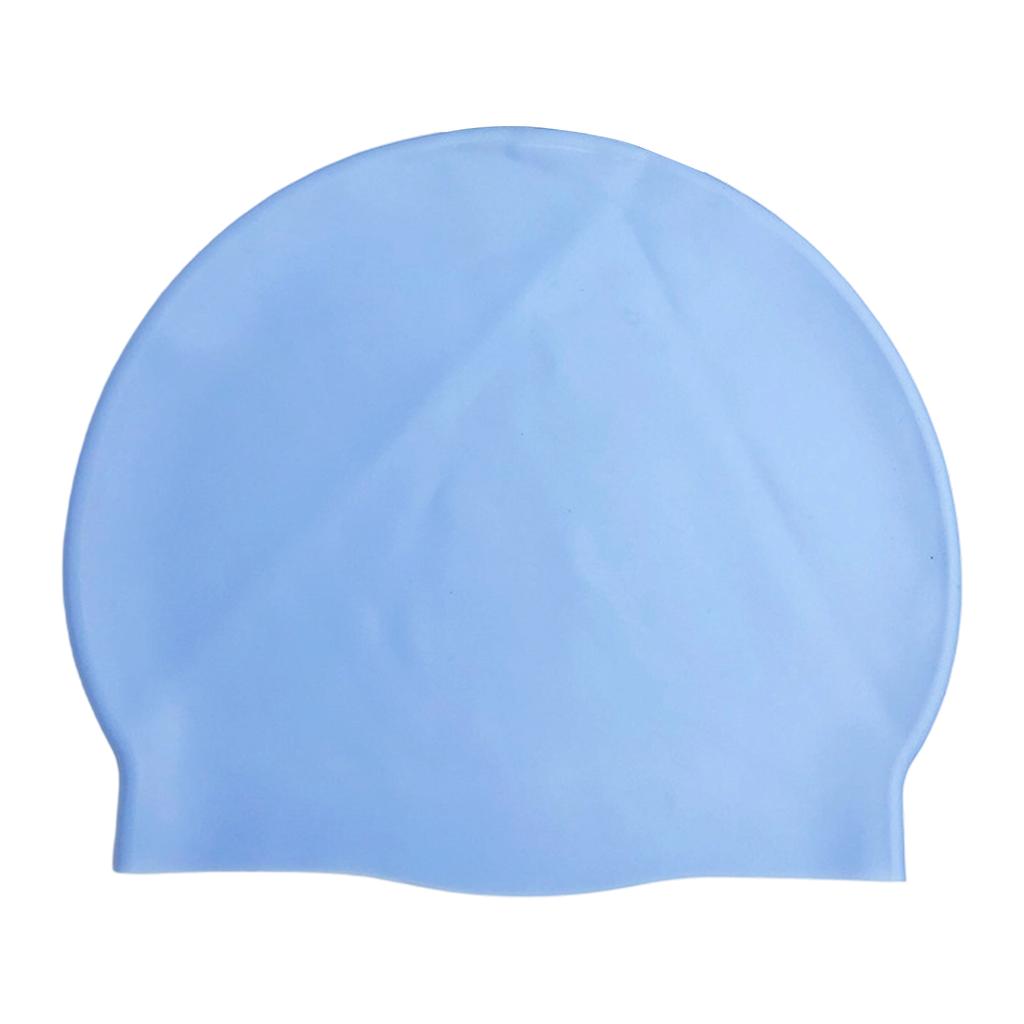 Silicone Swim Cap High Elasticity Waterproof Swimming Hat Ear Protection Comfortable Fit Stretchable Material Durable Design