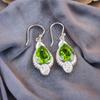 Peridot Gemstone 925 Solid Silver Jewelry Handmade Drop/Dangle Earrings 1.80" EE-42-4