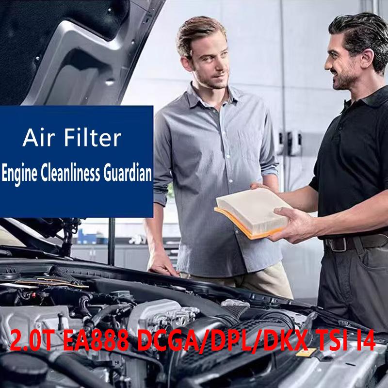 Automotive Air Filter Car Engine Air Filter For Volkswagen Teramont X 2019~2026 Carbon Cabin Filter Kit Auto Spare Replacement Petrol