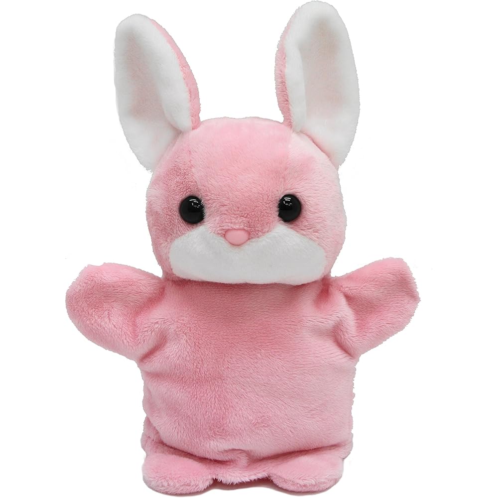Aurora World Plush Hand Puppet Rabbit Soft Toy 30cm
