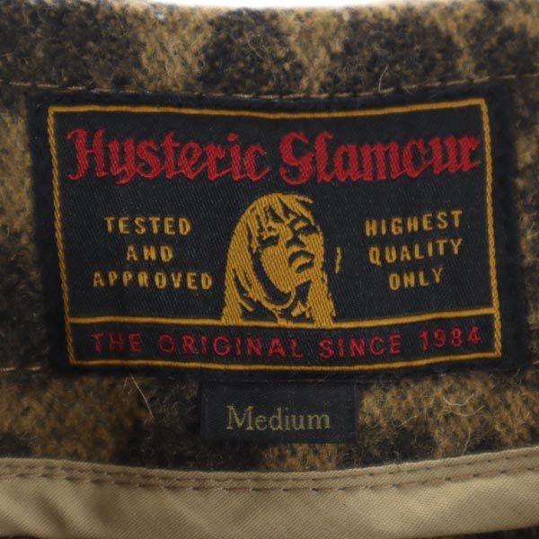 HYSTERIC GLAMOUR wool blend Animal Pattern No color coat M Brown Women Used