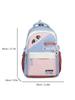 Schoolbag Campus Junior high school student schoolbag College student simple Korean version large capacity computer travel backpack lightweight high