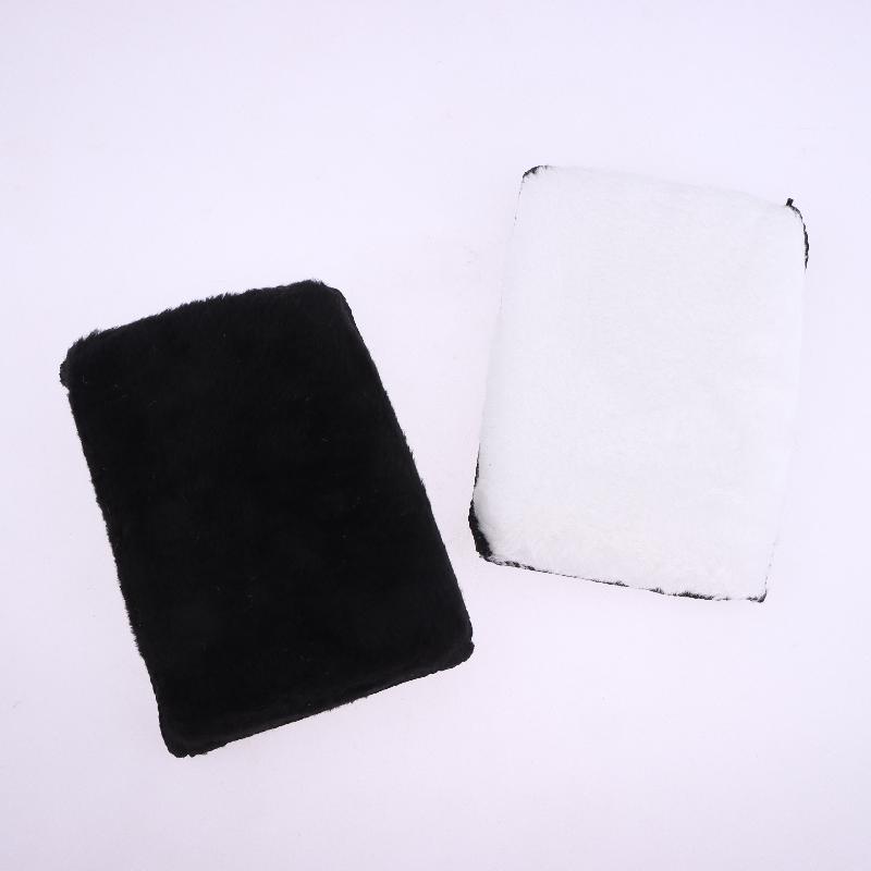 2/5Pcs Auto Interior Fleece Scrubbing Towel For Plastic Leather Wax Sponge Car Cleaning Tools Car Cleaning Microfiber Sponge