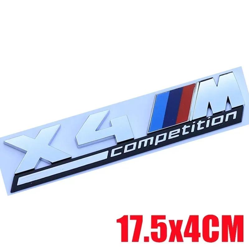 1PCS Car Stickers Car Trunk Sticker Car Badge For BMW X3 X4 F25 F26 G01 G02 X5 G05 X6 F15 F16 E70 E71 M Competition HX9