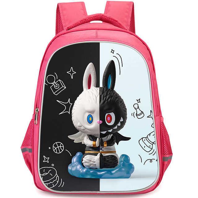 Durable Lapupu Red School Backpack Oxford Fabric Lightweight For Children 65,Small