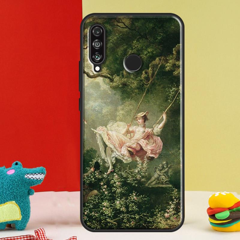 Oil Painting Art For Huawei Nova 12i 12s 11i 5T 9 10 SE Y91 Y90 Y60 Y70 Y72 Y61 P60 Pro P20 P40 P30 Lite Case