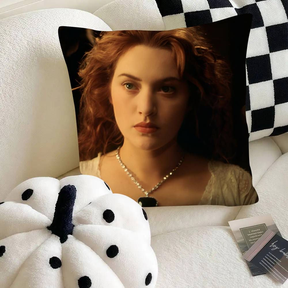 Movie Titanic Pillow Case Fashion Square Pillowcase Bedroom Sofa Room Ins Decoration Leisure