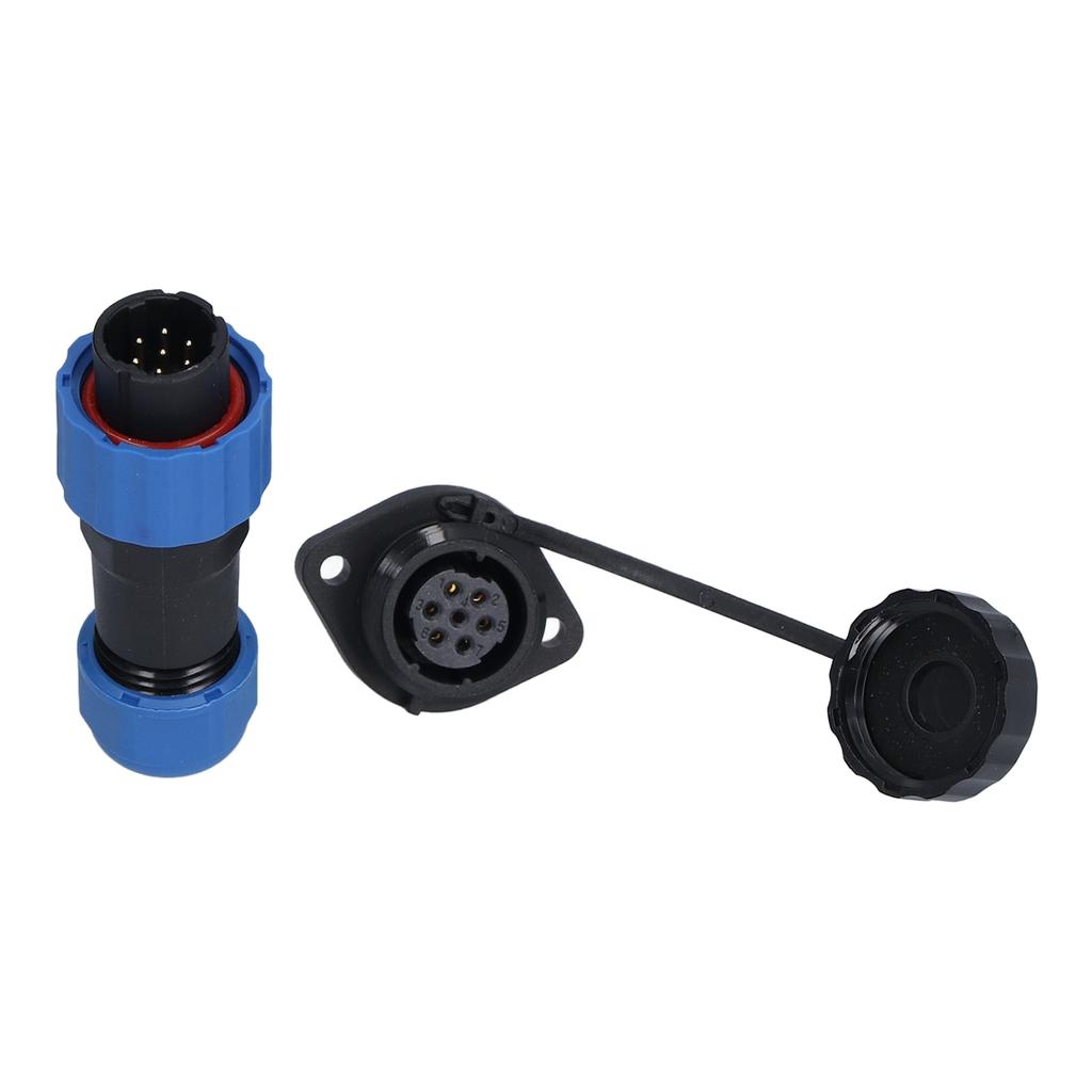 SP16 Flange Waterproof Aviation Plug Socket IP68 Male and Female Butt Joints Flange Waterproof Connector