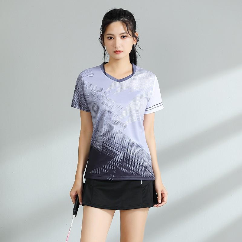 Quick Dry Badminton Shirt Shorts Set Men Women Tennis Table Volleyball Training Competition