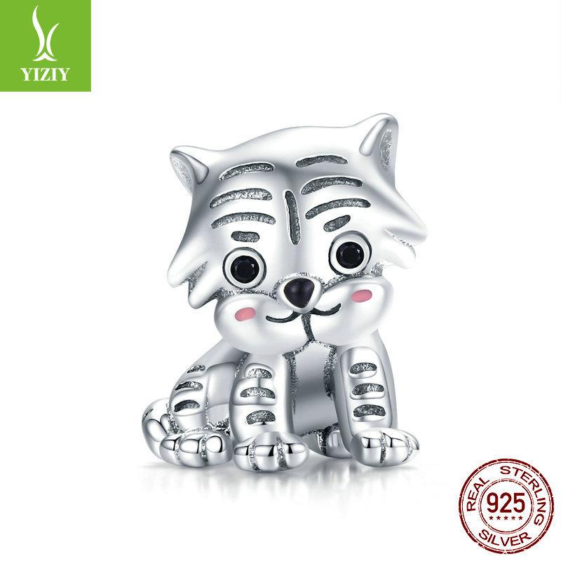Animal Series S925 Silver Beads, Cute And Cute Bracelet Accessories Collection Map, Spot