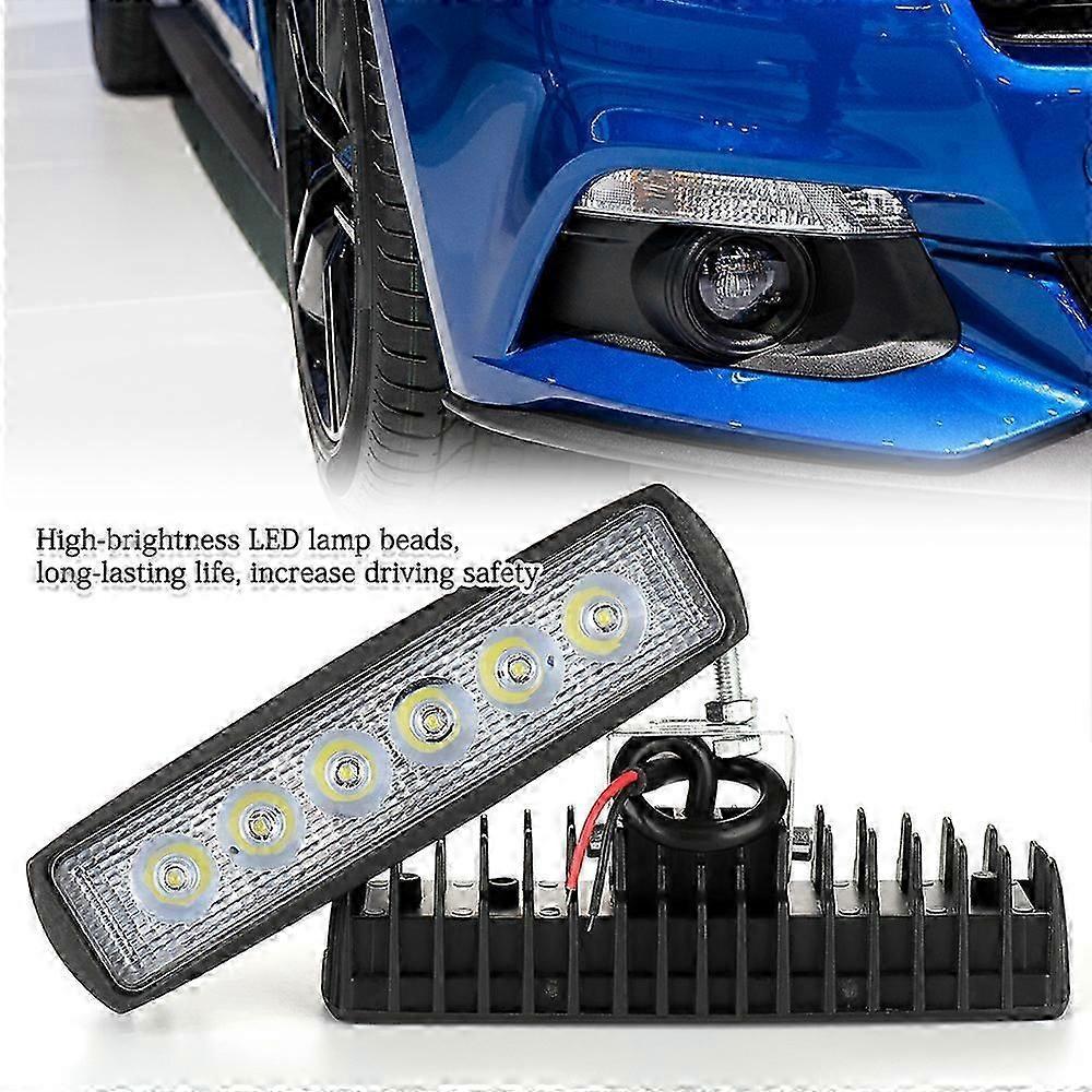 18W Motorcycle LED Light Driving Spotlight 800LM 6500K?7500K White Light