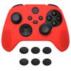 eXtremeRate PlayVital 3D Studded Xbox Series Controller Silicone Cover Skin with 6 Black Thumb Grip Soft Rubber Case Protector for Xbox Core Wireless