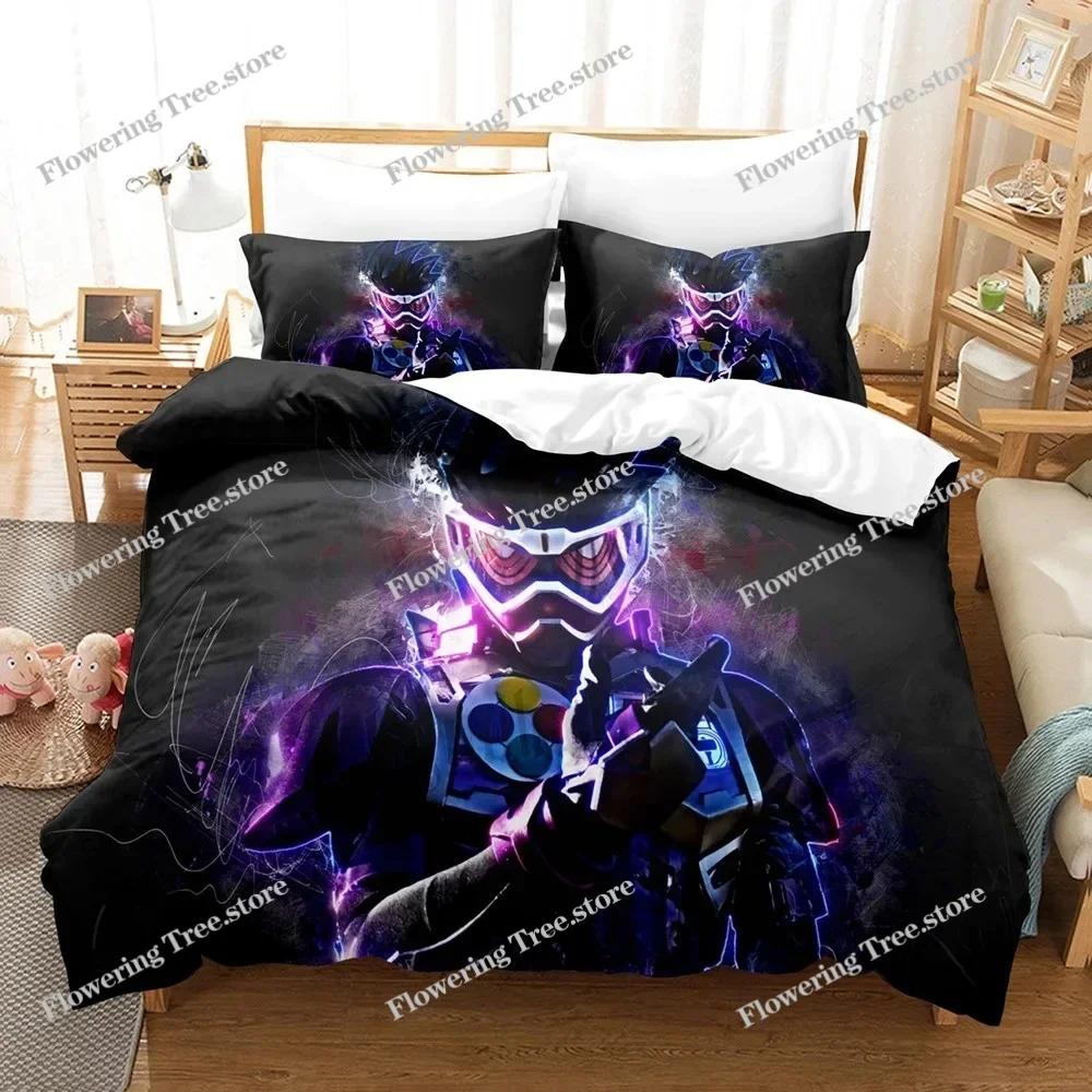 Kamen Rider Bedding Set Duvet Cover Pillowcase comfortable Comforter Bedding Set King Size Bedding Sets Home Textile