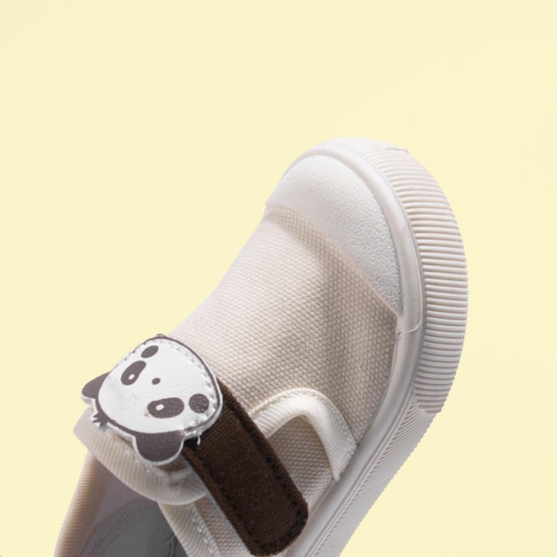 Cartoon Boy Children's Canvas Shoes with Soft Soles, Girls' Single Shoes