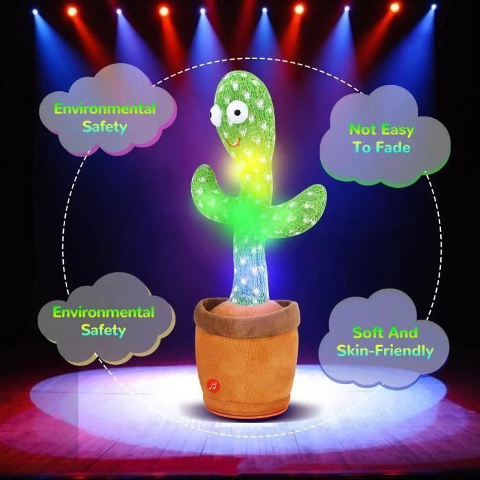 Plush Toy - Dancing Cactus - 120 Songs - 15s Recording - Unisex