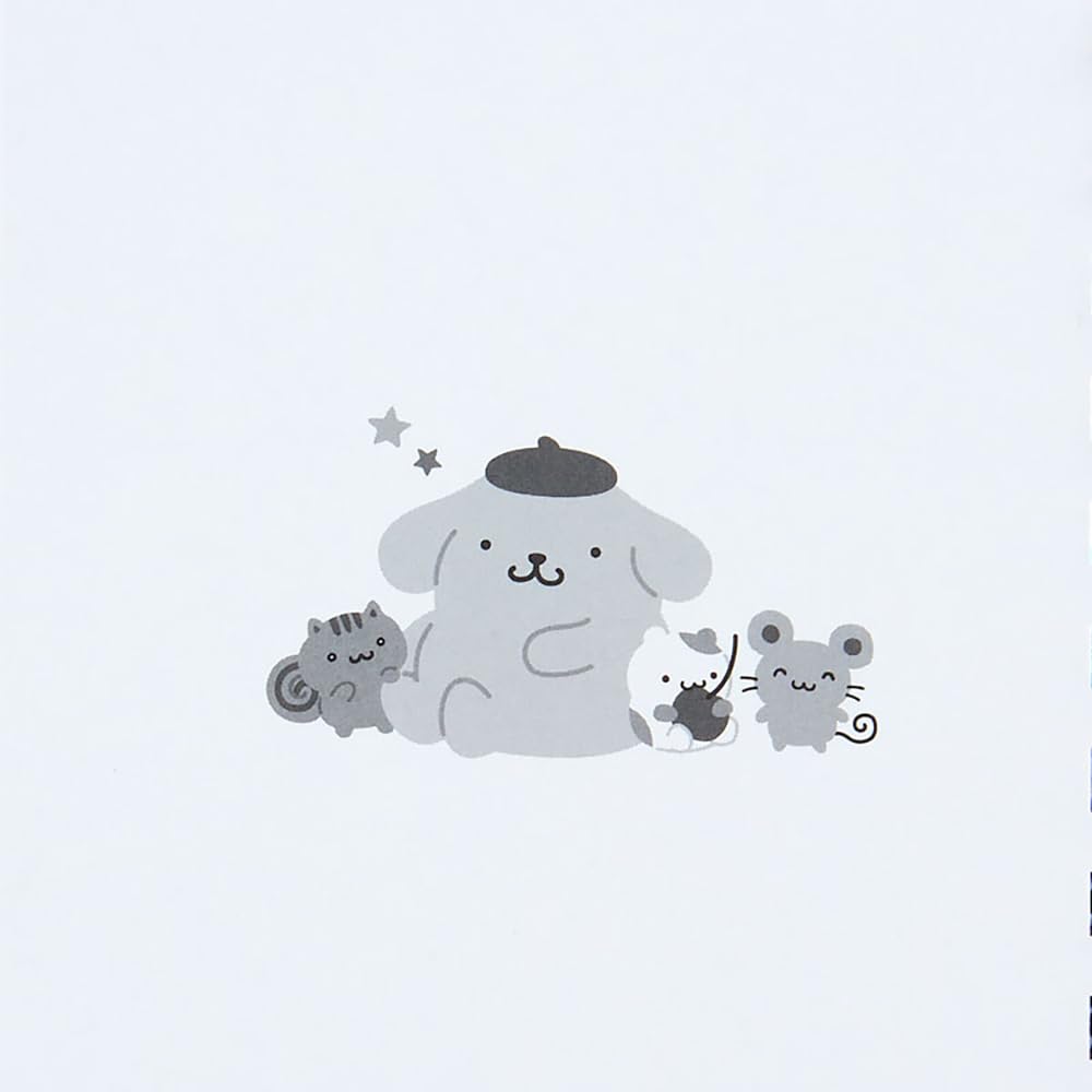 Sanrio Pompompurin B7 Ring Notebook, 12.8x10cm