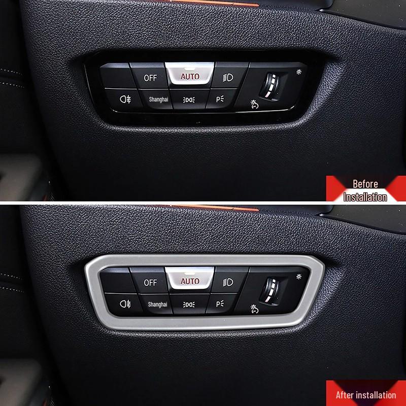Headlight Switch Decorative Frame for BMW 3 Series (2013-2025) F30/G20 330li