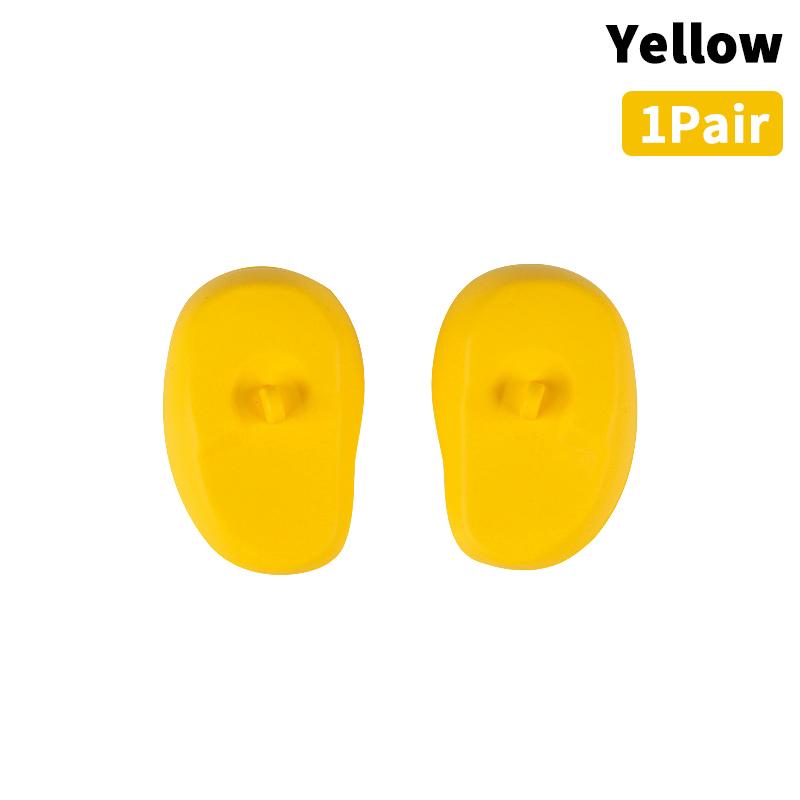 1Pair Silicone Ear Cover Hair Coloring Dyeing Ear Protector Waterproof Shower Ear Shield Earmuffs Caps Salon Hairdressing