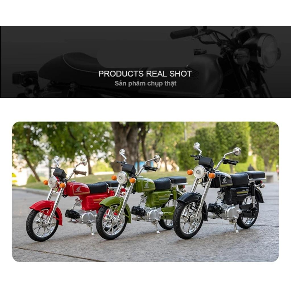 1/10 JiaLing JH-70 Alloy Classic Racing Motorcycle Diecasts Simulation Metal Street Sports Motorcycle Model Kids Toys Gift