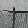 8ft Outdoor Trampoline with Enclosure Net, Spring Cover, Black