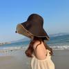 Women's Summer Sun Hat, Sun Protection Fisherman Hat, Versatile, UV-resistant, Large Brim, Makes the Face Look Smaller, Face-covering Sun Hat