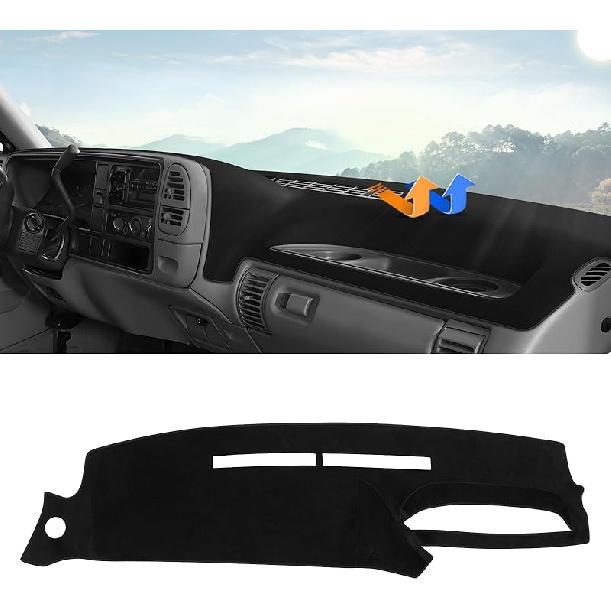 Autorder Dashboard Cover Mat For 1994-1997 Chevrolet Chevy S10 Blazer/GMC Jimmy Sonoma&1996 1997 Olds Oldsmobile Bravada Accessories Dash Cover