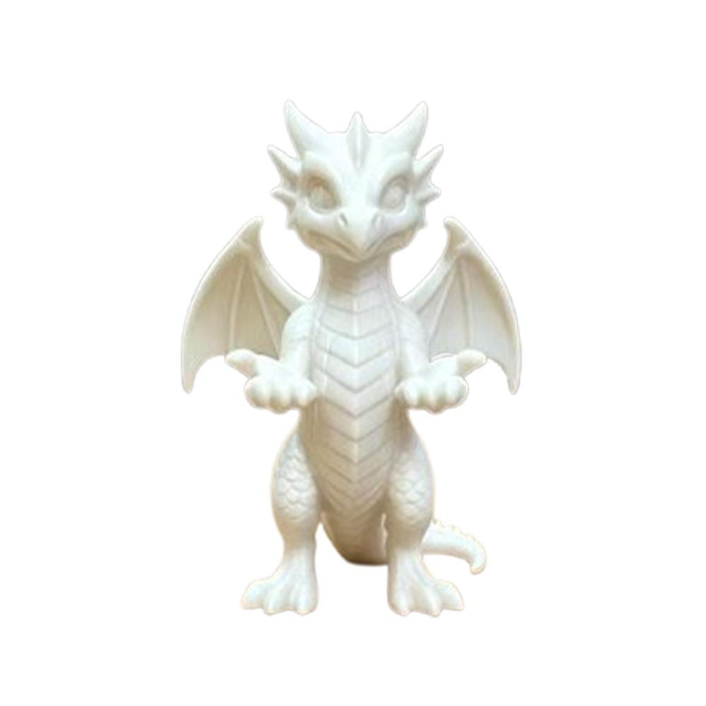 Vintage Style Dragon Shaped Pen Holder 3D Printed Dragon Stationery Storage Desktop Decor