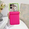 Two-Color For XiaoMi Mix Flip 2 Phone Case Hinge Magnetic Wireless Charger PC Shell Shockproof Protective Back Cover