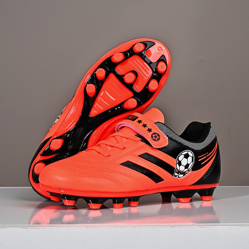 Kids Soccer Shoes Society FG School Football Boots Cleats Grass Sneakers Boys Girls Outdoor Athletic Training Sports Footwear