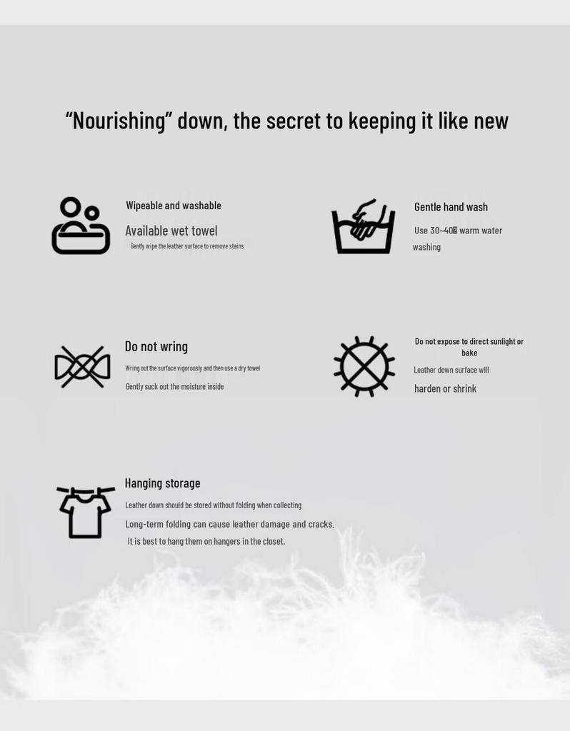 ICH MODE Women's Hooded Down Jacket with Fur Collar