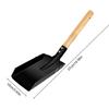 Fireplace Shovel Wooden Handle Coal Scoop Ash Shovel for Wood Stove for Stove Barbecue Outdoor Garage Charcoal Backyard