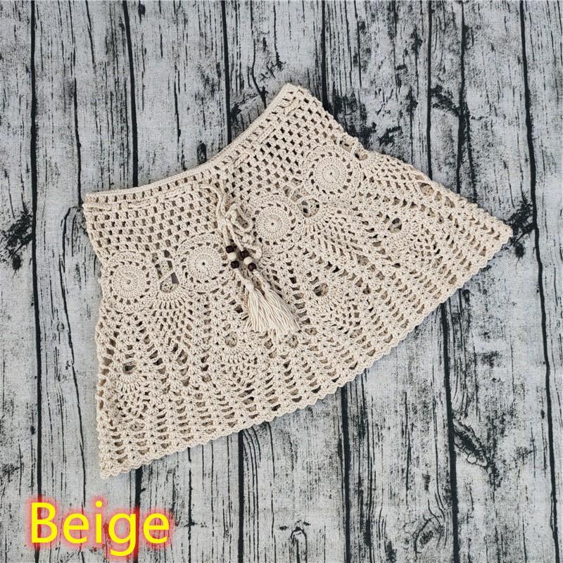 8-Color Handmade Crochet Beach Dress Bikini Cover-Up