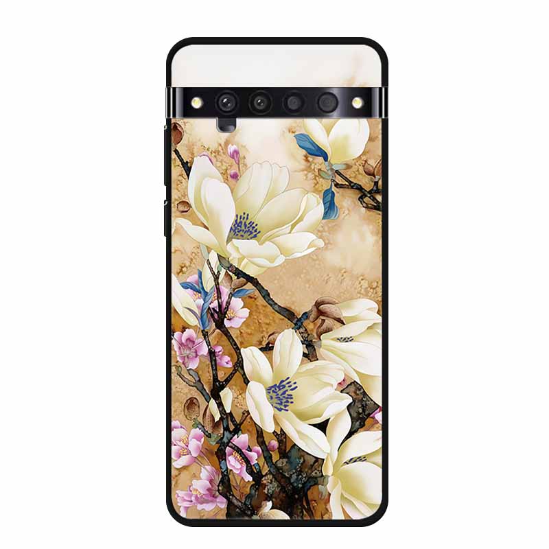Für TCL 10 Pro Hüllen Weiches TPU Silikon Katze Löwe Rückseitenhüllen für TCL 10 Pro T799B T799H Cover Stoßfest Funda Capa TCL10Pro 6,47"