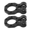 2pcs RC Trailer Hook RC Car Decoration Parts Fit for 1 10 RC Crawler Universal Adjustable Bumper Trailer Hooks for RC