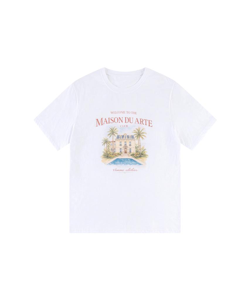 Banwonateullie A3577 Maison Du Arte T-Shirt_White