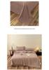 Class A Yarn-Dyed Striped Cotton Quilt - Machine Washable, Breathable, Skin-Friendly Summer Blanket