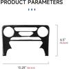 Car Carbon Fiber Dash Center Control Panel Cover Trim Interior for Ford Ranger      XLT Lariat XL Accessories