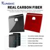 Real Soft Carbon Fiber Sticker For Renault Fluence Megane RS 2009 2010 2011 2012 2013 2014 LHD Driver's Storage Box Panel Trim