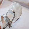 Girls Princess Shoes Mesh Breathable Kids Flat Shoes Elegant Sweet 2025 Summer New Children Casual Shoes Soft Sole Ins Trendy