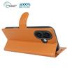 For iPhone 16 Stand Case Biobased Eco-Friendly RPET RPVB Slim Phone Cover with Wallet