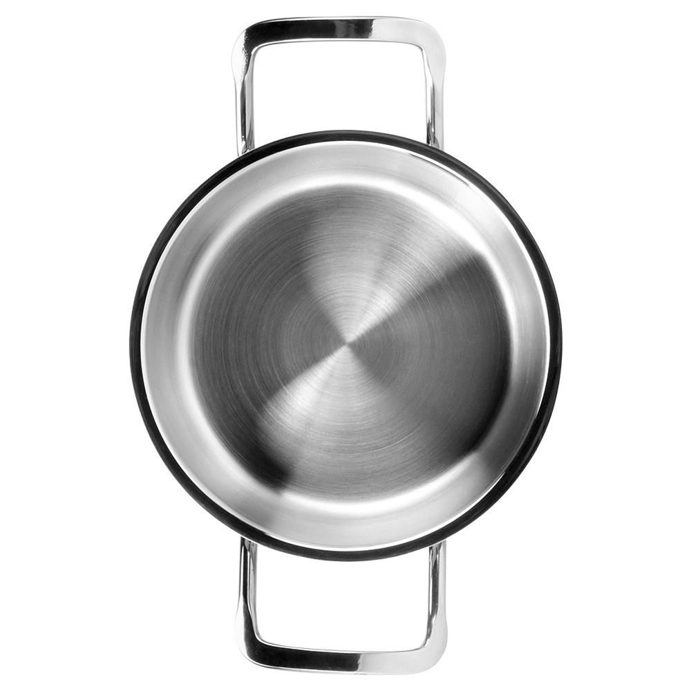 ANETT steel pot with lid 14 cm, 700 ml