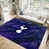 Tottenham Hotspur Design Crystal Velvet Carpet Cozy Non?Slip Printed Rug For Bedroom Living Room Entrance
