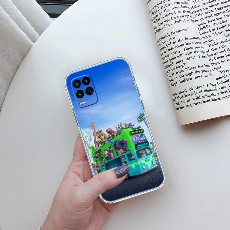 Zootopia Disney Transparent Phone Case for Motorola Moto G7 G8 G9 G84 G85 G73 G24 G15 Z2 Play Power Plus