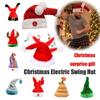 Christmas Decoration Electric Swing Hat Kids Christmas Gift  Holiday Costume Accessory